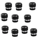 10Pcs Bicycle Tire Wheel Rims Stem Air Valve Cap Covers For Car Truck Bike