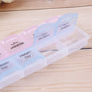 1Pc 7 Day Pill Box Medicine Tablet Dispenser Organizer Weekly Storage CH Hn