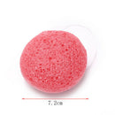 2x round natural konjac charcoal facial soft  puff face wash cleansing sponge SP