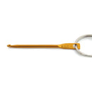 3Pcs Mini Keychain Knitting Aluminum Metal Crochet Hook Knit Needles Weaving Kit