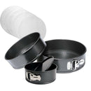 Nonstick Leakproof 3Pcs(4 /7 /9 Inch) Cake Pan Bakeware Cheesecake Pan With