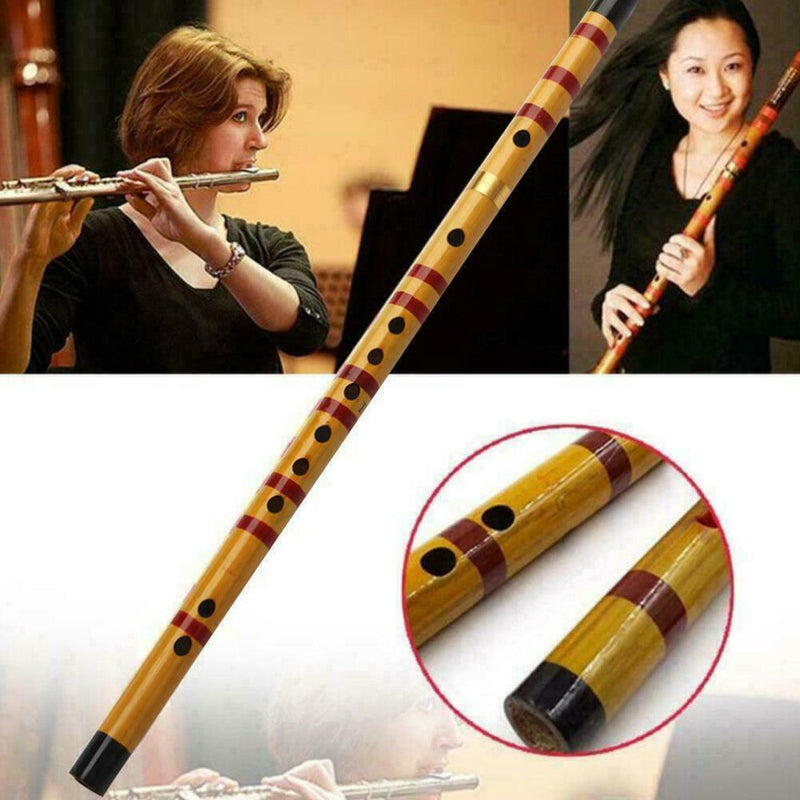 Beginners To Professional Bamboo Flute Bansuri Fipple Transverse Flute & G2I8