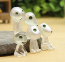 Studio Ghibli 5 Figures Princess Mononoke Forest Spirit Elf Kodama Glow In Dark~