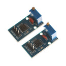2pcs NE555 Adjustable Resistnce Frequency Pulse Generator Module  ME