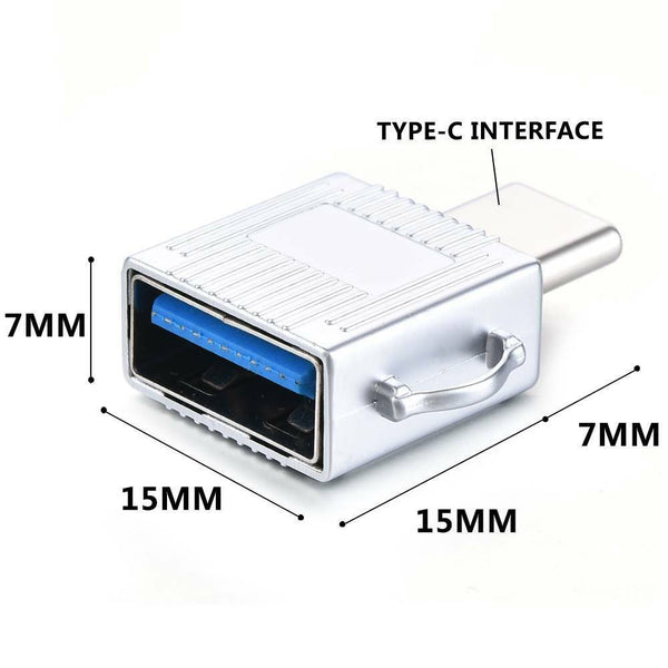 Type C To Micro USB Type-C 3.0 OTG Converter Adapter TF SD Memory Card Reader