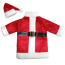 Santa Claus Wine Lovely Decoration with Hat Clothing Red Wine Bottle Case  A