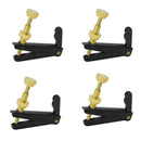 4 Pieces Metal Cello Fine Tuners String Adjusters for 3/4-4/4 Violoncello