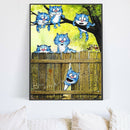 5D DIY Full Drill Diamond Painting Cats Cross Stitch Embroidery Mosaic Kit A