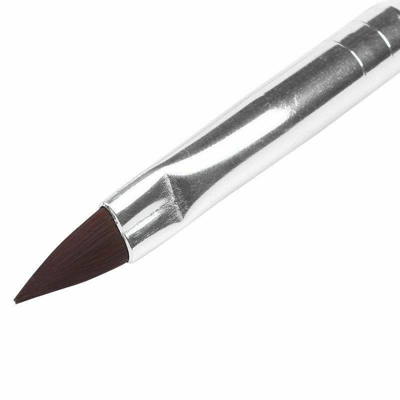 3 Sable Acrylic Nail Art Pen brush feather Design Nos. 2, 6, 8 Y3Z9