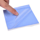 100mmx100mmx2mm Blue Heatsink Cooling Thermal Conductive Silicone Pad Uncut FT