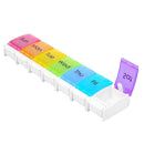Weekly Press Button Tablet Pill Box Case Medicine Dispenser Container Storage