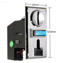 Public Telephone Vending Machine Ticket Roll Down Multi Coin Acceptor Electronic
