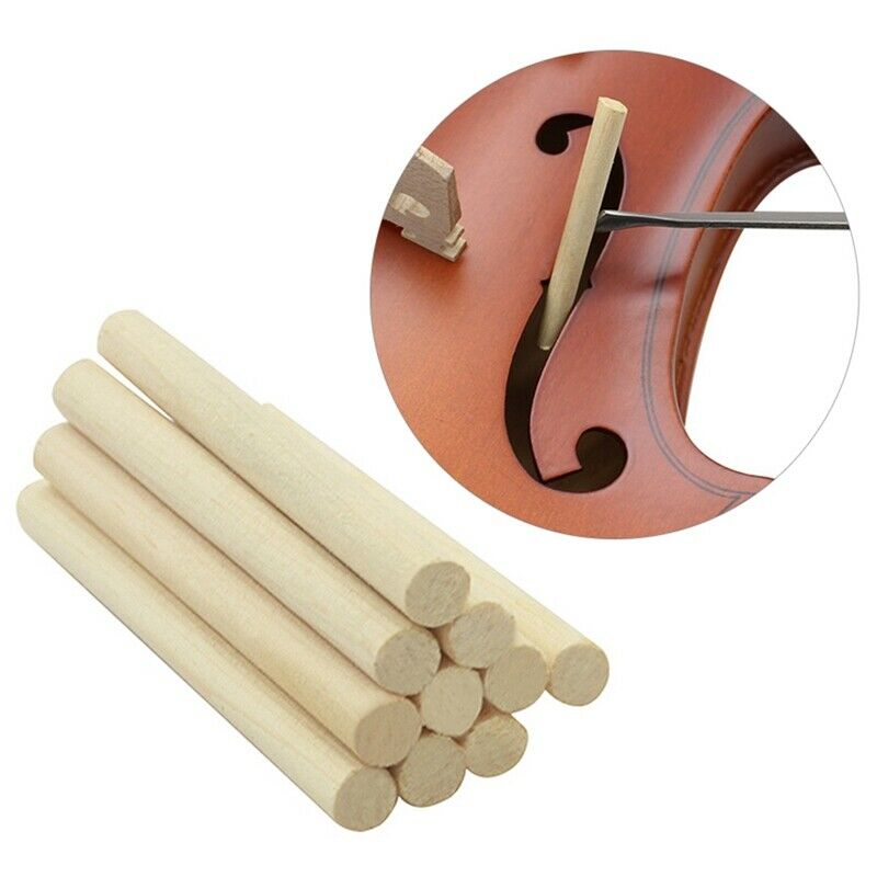 10Pcs Acoustic Violin Column Spruce Sound-Post Sound Post 70Mm For 4/4 & 3/