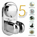 5 Mode Angle Adjustable Shower Head Holder, Super Power Vacuum Suction Cup  O7C9