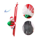 Electric Ladder Santa Claus Toys Christmas Ornaments Desktop Decoration A