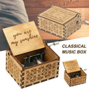 Wooden Music Box Mom to Daughter -You Are My Sunshine Engraved Christmas Gi U5T6