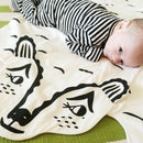 Soft Cotton Baby Kids Game Mat Rug Children Cartoon Bear Blankets Animal Ca