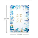 2020 Timetable Efficiency, 365 Days Diary A5 Simple Fashion Notebook Office X5J9