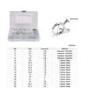 Spring Clamp Replacement Set Motorcycle 75Pcs Stainless steel Reliable