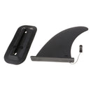 4.5x9.4in Surfing Boards Soft Top Fin Free No Tool Fin Screw Black