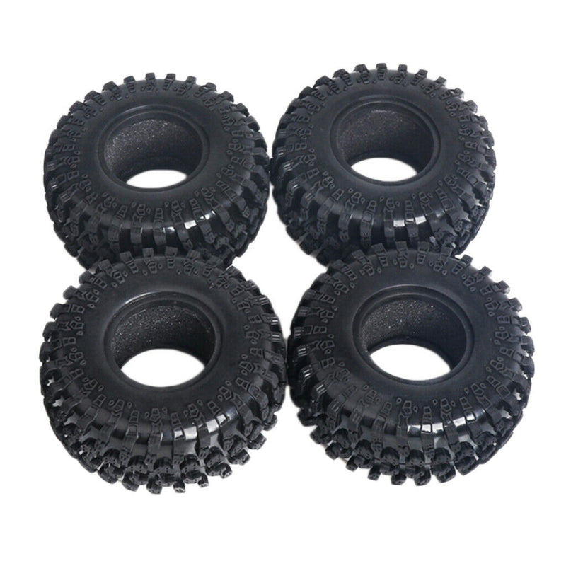 4Pcs 2.2 Inch 1/10 Rock Crawler Tires for RC Car RD90 SCX10 CC01 Axial Traxxas