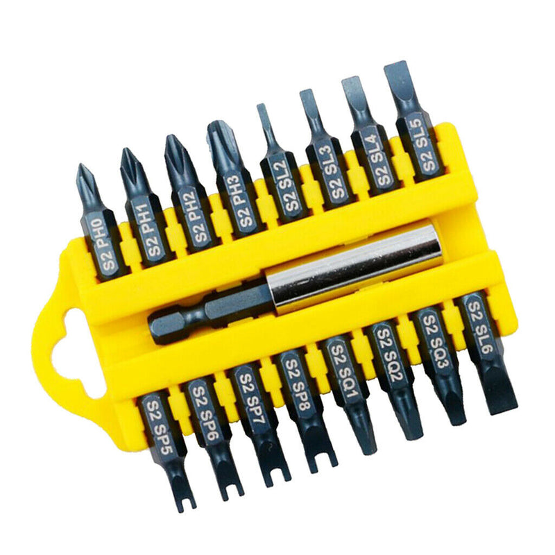 17Pcs Security Tamper Proof Multi-Bit Set Magnetic Holder Screwdriver Bits C