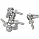 6mm Male Female Thread L Shaped Ball Joint Rod End Bearings 4pcs E8D6