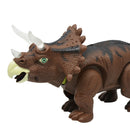 Laying Egg Dinosaur, Walking & Roaring Triceratop Battery Powered Animal with