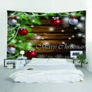 Xmas Art Wall Hanging Tapestry Christmas Wall Decor Bedspread Blackout 08