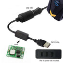 USB 5V to DC 12V Car Charger Socket Converter Adapter Cable Auto Interior A