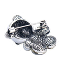 Fashion Wedding Bridal Crystal Enamel Animal Panda Corsage Banquet Brooch Pin Gw
