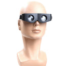 Portable Glasses Style Telescope Magnifier Binoculars For Fishing Hiking ConBSE