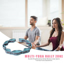 Pilates Yoga Elastic Resistance Strap Latin Training Stretch Band (Blue) A