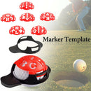 6-in-1 Golf Ball Line Liner Marker Template Drawing Alignment Marks Sign Too Ew