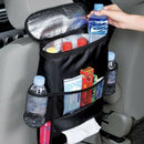 Auto Car Seat Back Multi-Pocket Storage Bag Organizer Holder Travel Hanger Black