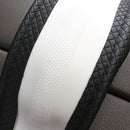 15''/38cm Black Anti-slip Car Steering Wheel Cover Microfiber Leather Universal