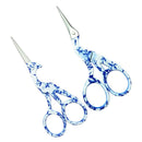 2Pcs Retro Crane Shape Scissors for Sewing Embroidery Shears 2 Sizes