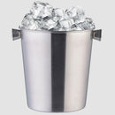 1X(Stainless Steel Bar Ice Bucket Portable Stainless Steel Bar Beer Ice Buc