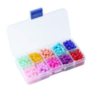 500pcs/box Set Colorful Glass Beads Jewelry Making DIY Handmade Material