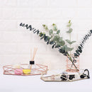 Nordic Style Glass Copper Geometry Hexagon Storage Basket Boxes Simplicity  Z2V7