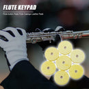 16pcs/set Flute Button Pads Portable Woodwind Repair Spacer Maintenance Gasket