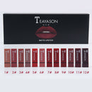 12PCS Long-lasting Matte Lipstick Set, 12 Multi Colored Nourishing Lipstick with