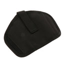 Key Silencer with Snap and Key Ring, Fit 3 inch (8 cm) Belt Loop, Black Nylon