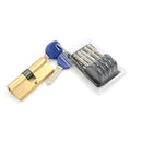 75MM 37.5/37.5 Brass KeyCylinders DoorLock Barrel High Security Anti Snap Loc Kw