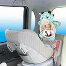 Baby Plush Cartoon Animal Car Mirrors Back Seat, Driving Shatterproof Big a