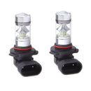 2 Pieces 9005 HB3 100W 10000K Blue LED Projector Foglight Daytime Driving