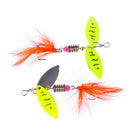 Spinner FishingLure MetalSpoon Lures hard bait fishing tackle Atificial 4.5g MO