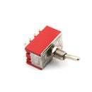 MTS-402 6A/125VAC 2A/250VAC 12 Pin 4PDT ON/ON 2 Position Mini Toggle Switch L Gw