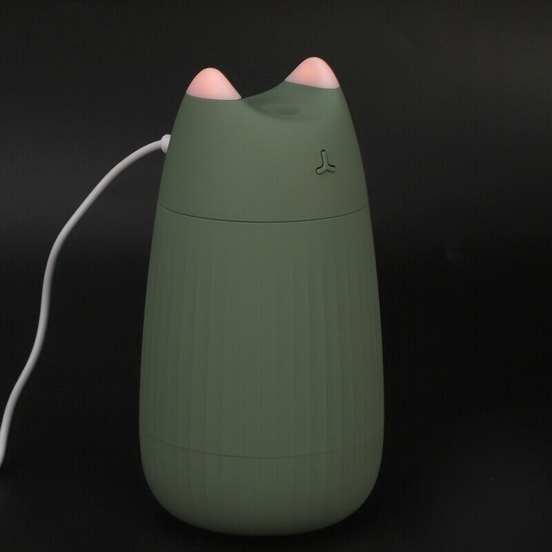 Cat Shape Humidifier Ultrasonic Essential Oil Diffuser USB 200ML Aromathera S6M4