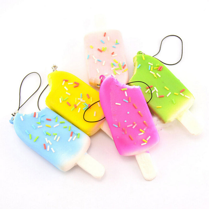 Sprinkles  sicle Phone Straps Soft Bread Scented Key Chains Giftsã€NME